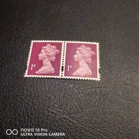 香港 英女王双联邮票新票 美女邮票！包邮！全品 收藏