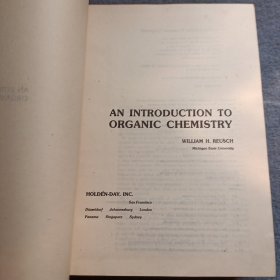 AN INTRODUCTION TO ORGANIC CHEMISTRY （有机化学导论）