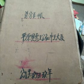 1959年人民公社总分类账本 150张