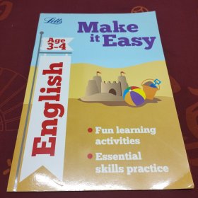 Letts: Make It Easy English (Age 3-4)