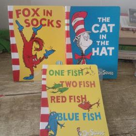 The Cat in the Hat帽子里的猫 英文原版［精装］Cat in the Hat (Dr Seuss Green Back Books)[戴高帽的猫(苏斯博士绿背书)]