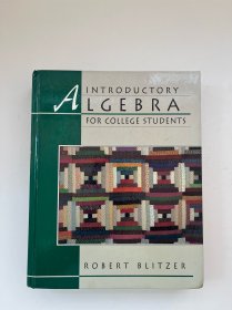 Introductory Algebra for College Students 《大学生代数入门》