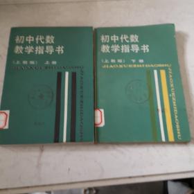 初中代数教学指导书。（上教版）上下册。