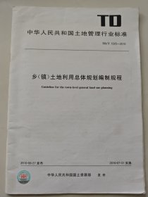 乡(镇)土地利用总体规划制编制规程