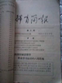 1959年1960年扫盲简报业余教育简报 共30期