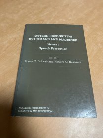 Pattern Recognition by Humans and Machines Volume 1 Speech Perception