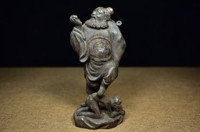 越南沉香木雕刻钟馗，香味自然