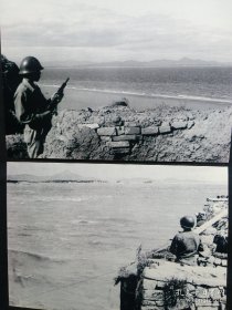 1955，金门古宁头哨所3张，5寸，一张，15*10厘米 照片，  非老照片！