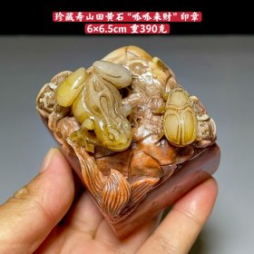 珍藏寿山田黄石印章