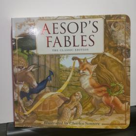 纸板书《伊索寓言》Aesop's Fables Illustrated by Charles Santore