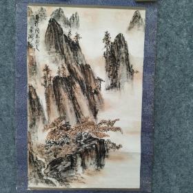 湖北著名画家，萧采洲山水