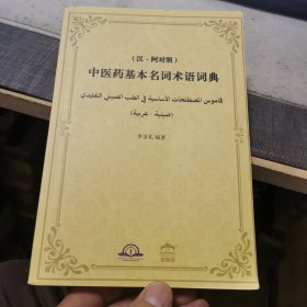 中医药基本名词术语词典【汉-阿对照】（外品如图，内页干净，近95品）