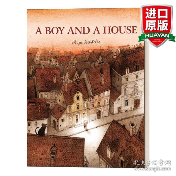 英文原版 A Boy and a House  男孩和房子 Maja Kastelic 绘本 精装 英文版 进口英语原版书籍