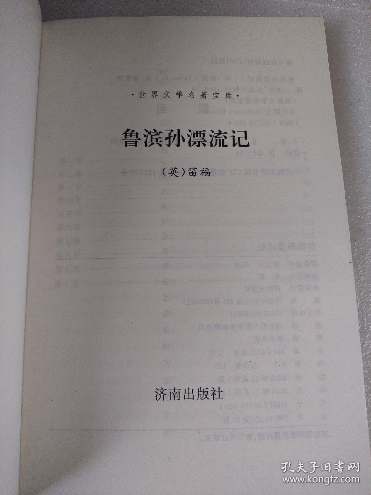 鲁滨孙漂流记
