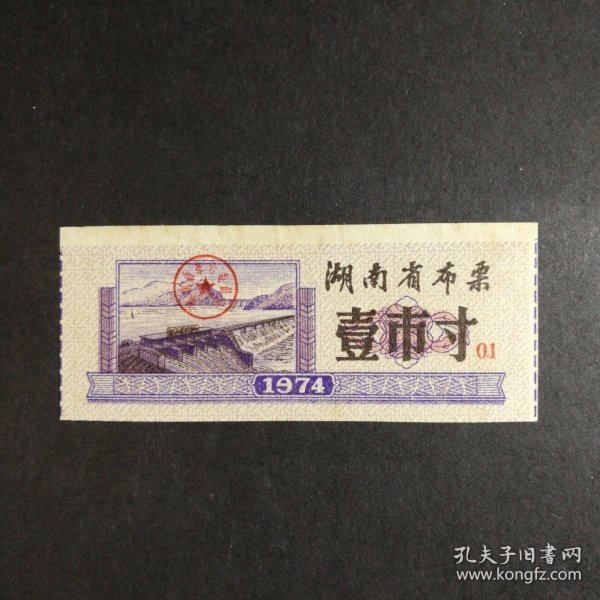 1974年湖南省布票一市寸