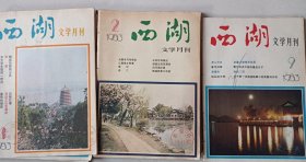 西湖1983 珍稀期刊 众多名家处女作品