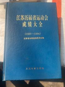 江苏历届省运动会成绩大全