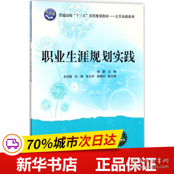 职业生涯规划实践/普通高校“十三五”实用规划教材/公共基础系列