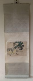 五六十年代，荣宝斋早期木板水印，潘岚《花卉》