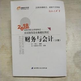 税务师2018教材东奥 轻松过关1 2018年税务师职业资格考试应试指导及全真模拟测试 财务与会计（下册）