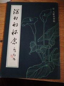 深切的懷念 黎凡草書字帖