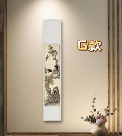 刘奎龄花禽条屏（G）刘奎龄花鸟条屏 刘奎龄花鸟画条屏 已装裱挂轴