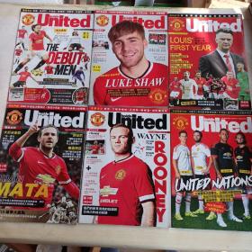 Inside United 曼联俱乐部足球杂志绝版收藏