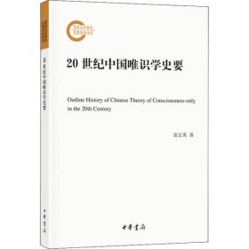 正版 20世纪中国唯识学史要 袁宏禹 9787101145670