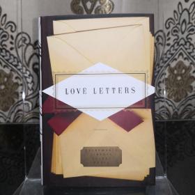 Love Letters everyman's library Pocket Poets 人人文库 口袋诗系列 英文原版 布面封皮琐线装订 丝带标记 内页无酸纸可以保存几百年不泛黄