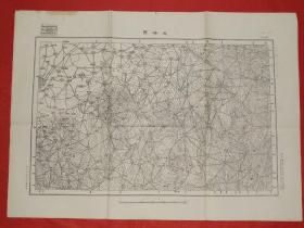 民国山西省太谷县原版老地图