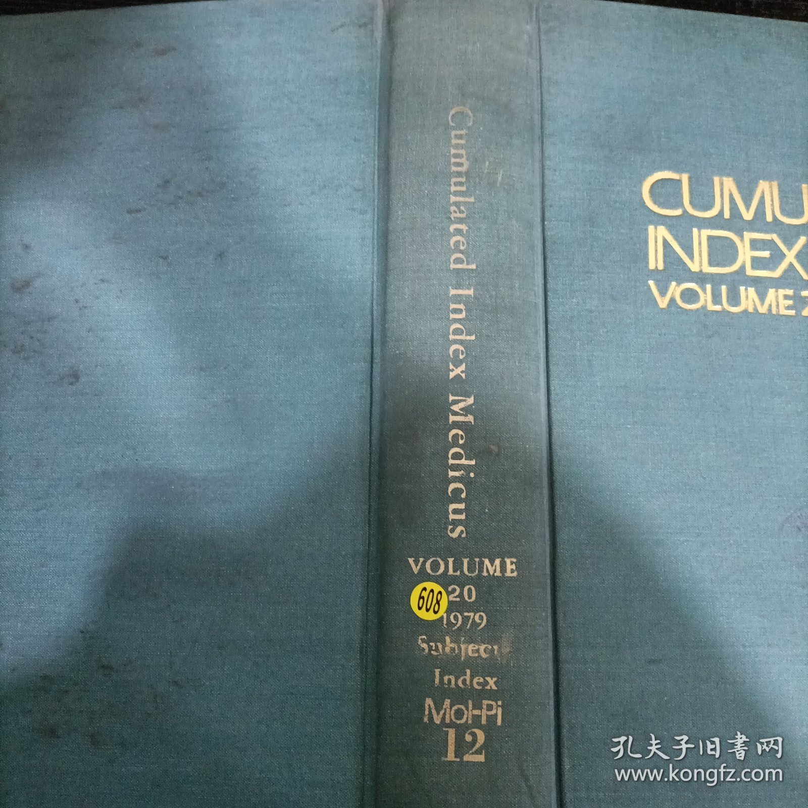 CUMULATED INDEX MEDICUS VOLUME20,1979