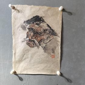 号维理 （人物画）国画  一幅  （精品）尺寸49————35厘米