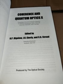 coherence and quantum optics x