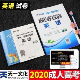 2020年成人高考考试专升本历年真题试卷英语（专科起点升本科）