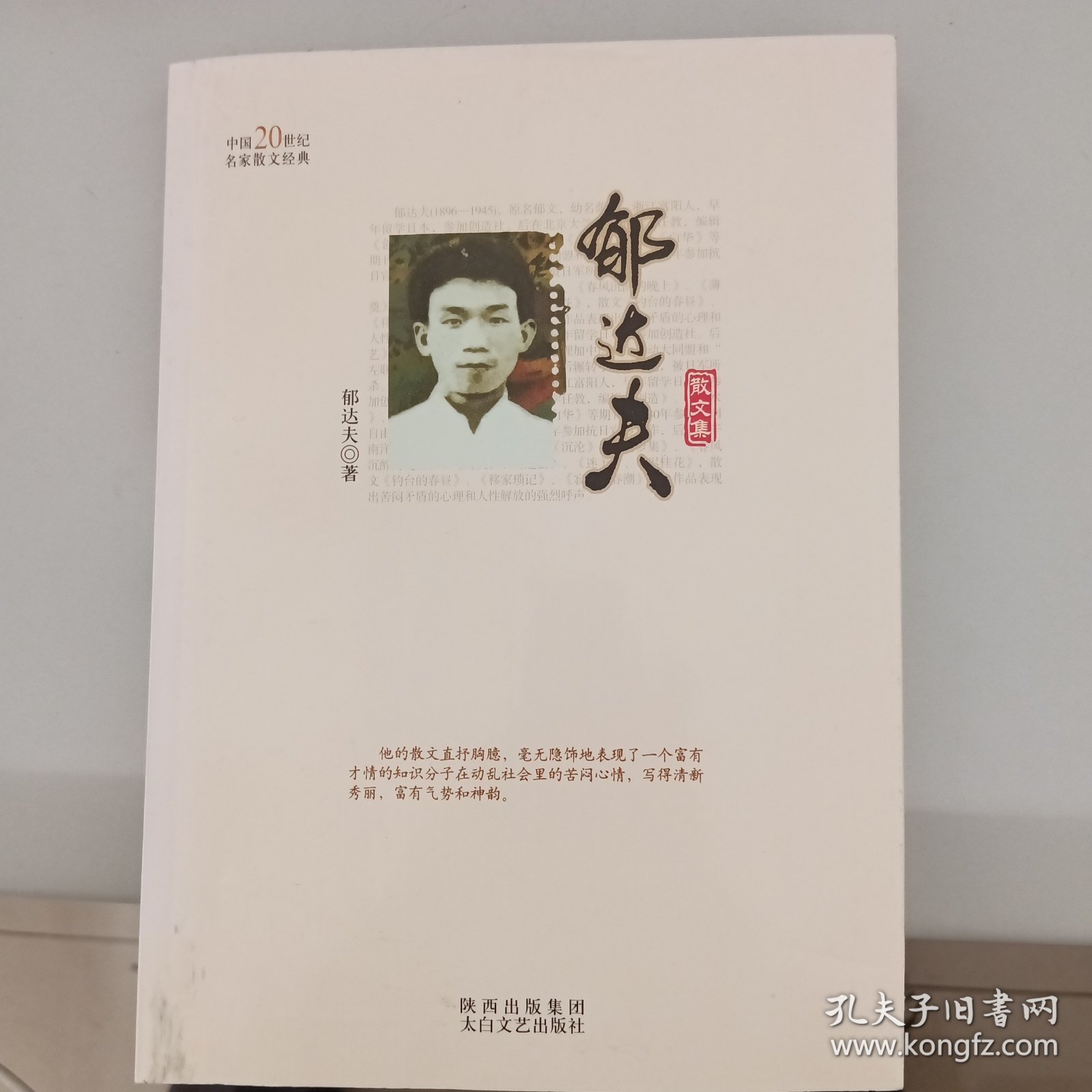 郁达夫散文——中国二十世纪散文精品