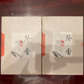中国当代长篇小说藏本 风雷 馆藏上下二册 书口有轻微污渍内页全新