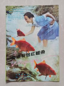 八十年代江西省水产局/婺源制药厂宣传广告画一张