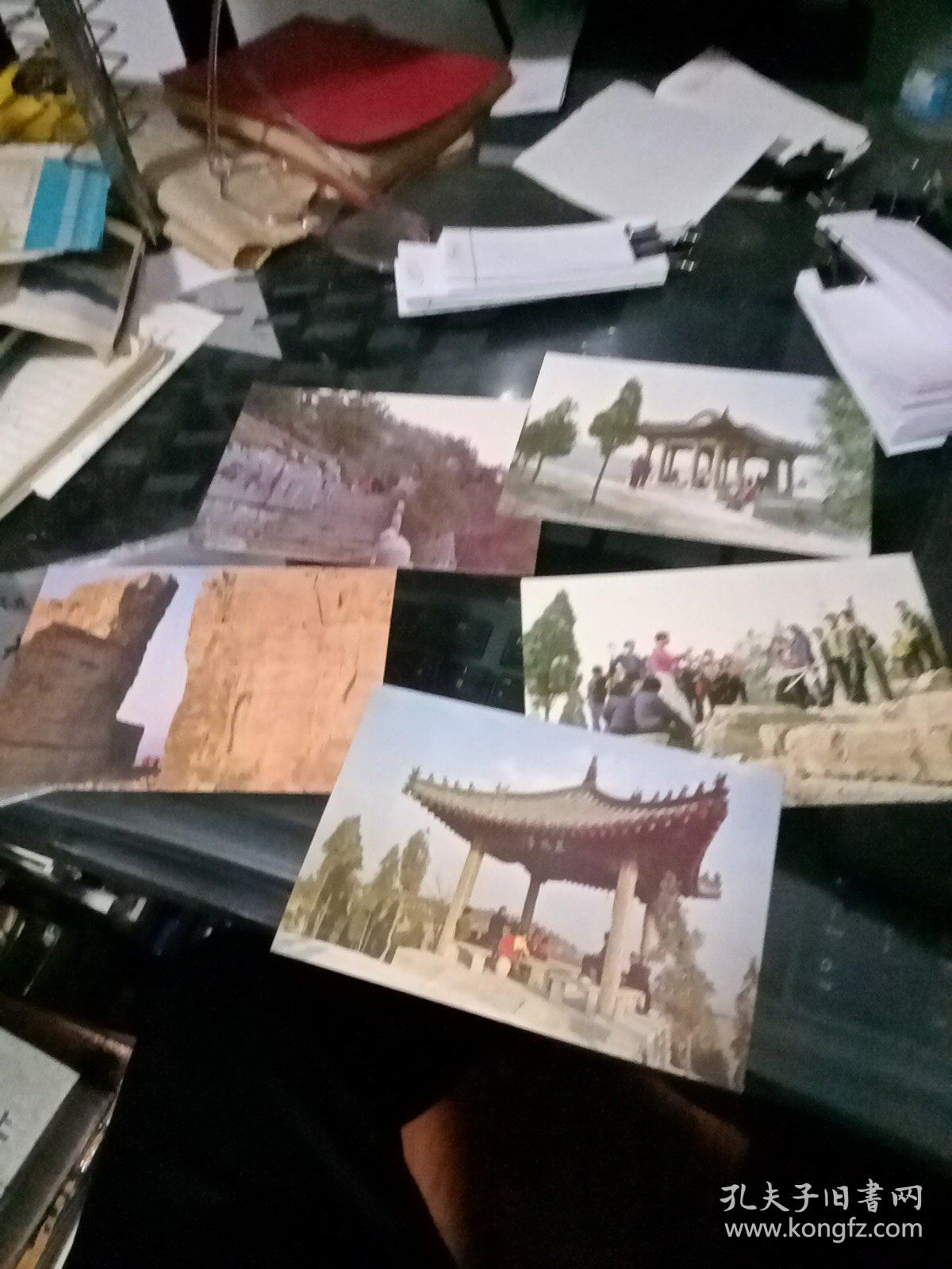 80年代左右齐鲁风光 水泊梁山 明信片 一袋5张
