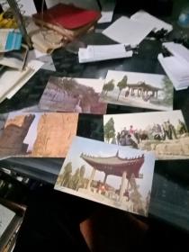 80年代左右齐鲁风光 水泊梁山 明信片 一袋5张