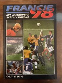 1998捷克奥林匹亚世界杯足球画册mg 1998原版世界杯画册 world cup赛后特刊 包快递