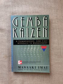 Gemba Kaizen: A Commonsense, Low-Cost Approach to Management 现场改善：低成本管理方法的常识 今井正明【英文版】