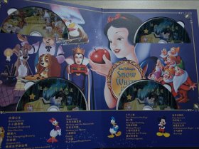 迪士尼世界经典卡通片珍藏纪念版 内含12张CD