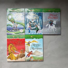 Magic Tree House神奇树屋系列31/32/36/37/38：Summer of the Sea Serpent、Winter of the Ice Wizard、Blizzard of the Blue Moon、Dragon of the Red Dawn、Monday with a Mad Genius【5本合售】