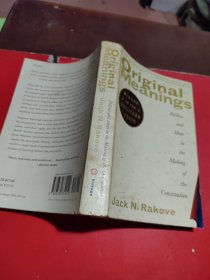 Original Meanings：Politics and Ideas in the Making of the Constitution