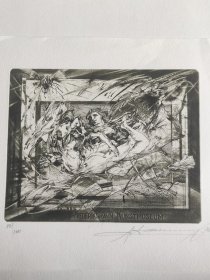 伊万诺夫版画藏书票原作1