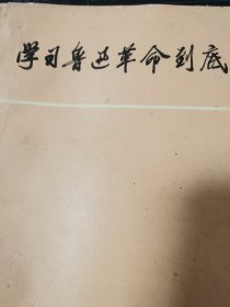 学习鲁迅革命到底