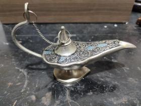 铜包银 小酒壶