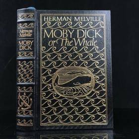 Moby Dick or The Whale by Herman Melville 梅尔维尔《白鲸》 配精美插图 豪华皮装16开