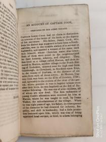 《Narrative on Captain JAMES COOK's voyages around the world》published by I.S.Pratt London,1843年，精装巾箱本，游记，詹姆斯库克船长