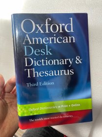 现货  英文版 Oxford American Desk Dictionary and Thesaurus  牛津词典和同义词库